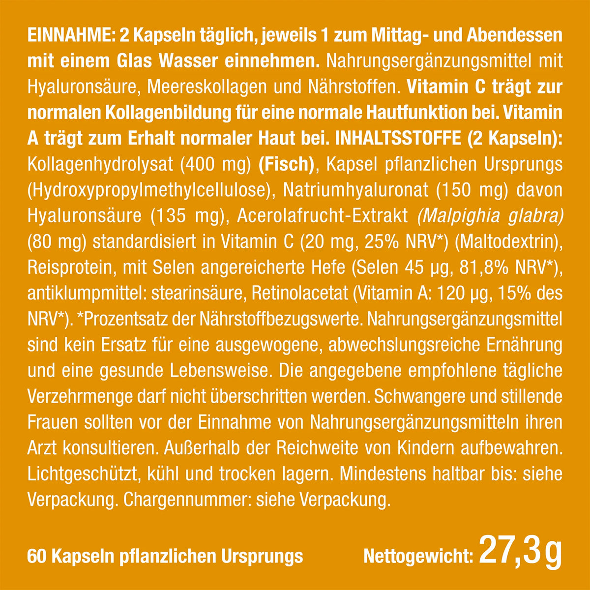 Hyaluron Kapseln - 4in1 Premium Hyaluron
