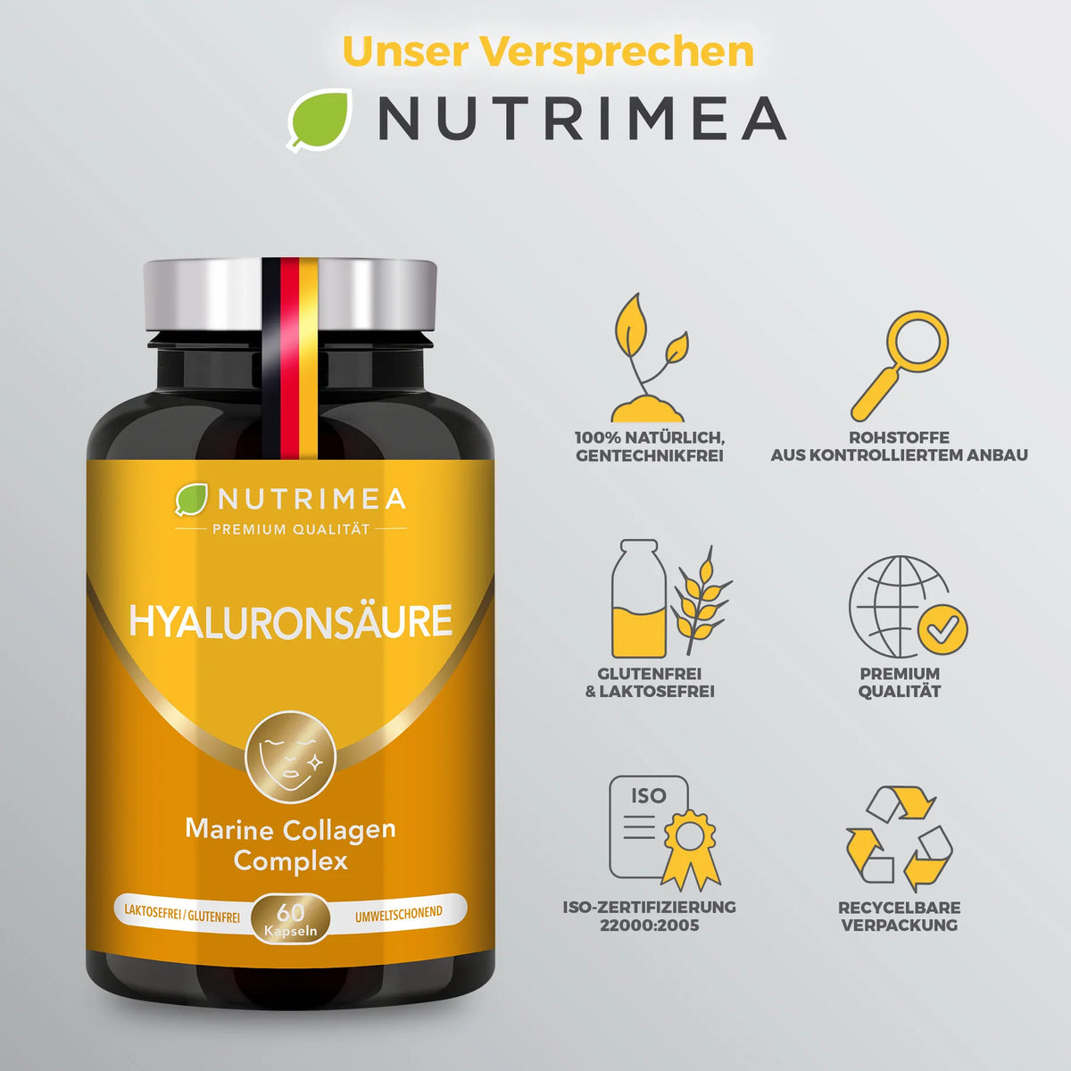 Hyaluron Kapseln - 4in1 Premium Hyaluron