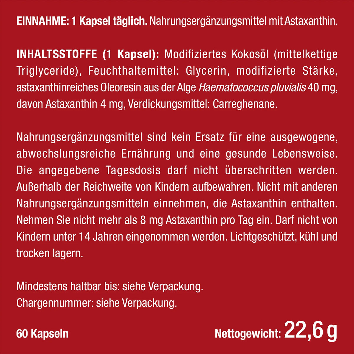 Astaxanthin