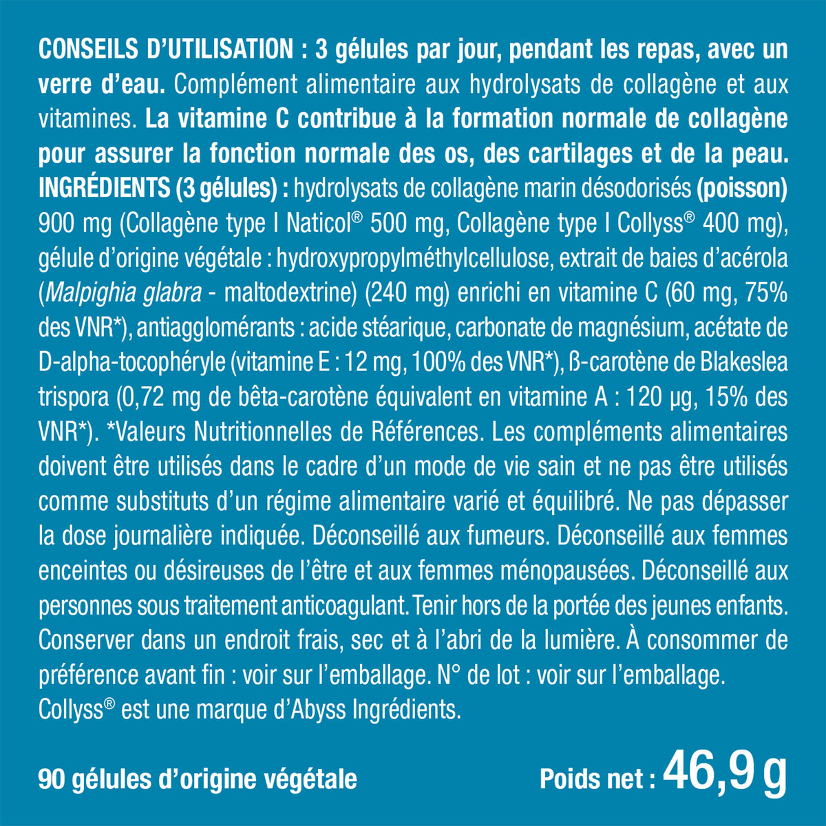 Bienfaits et contre indications pour Collagène