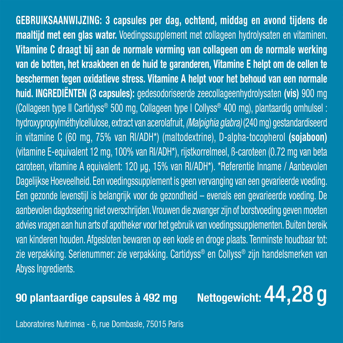 ZeeCollageen Type I & II 900 mg