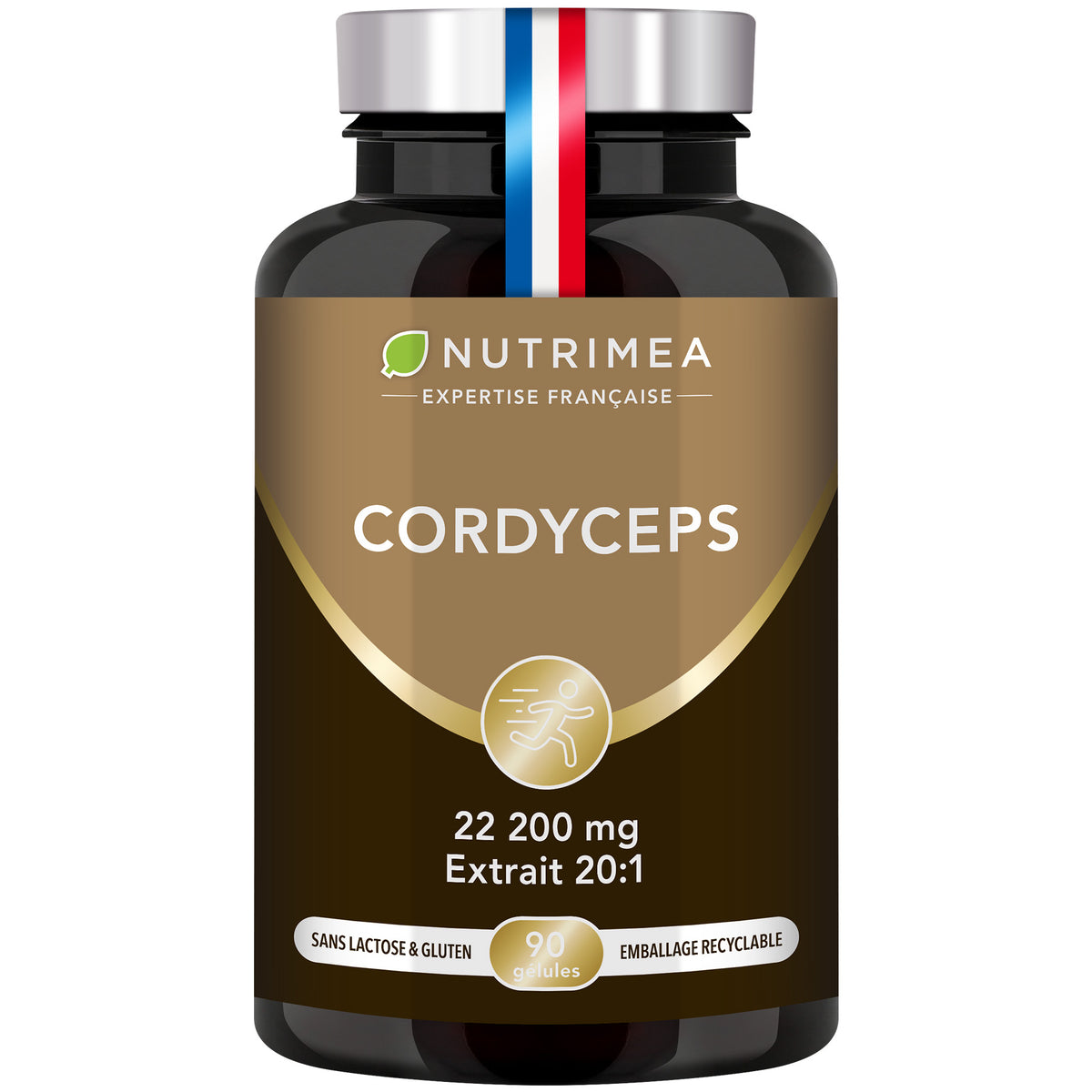 Cordyceps fond blanc