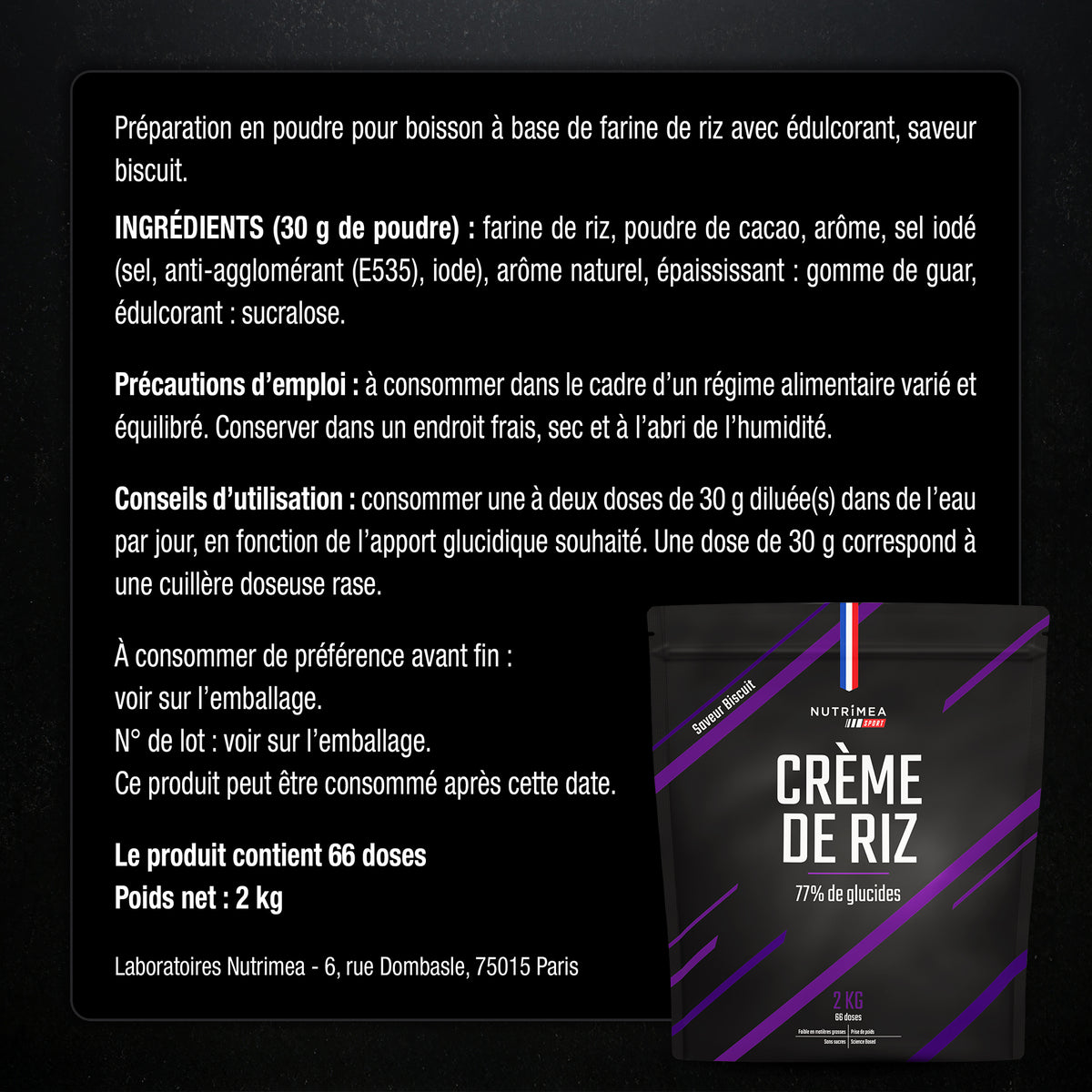 Crème de Riz