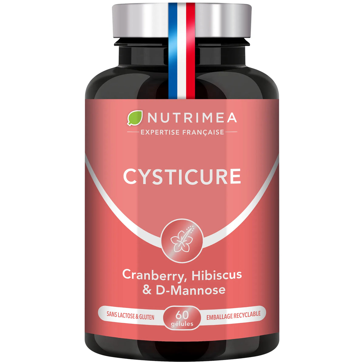 Fond blanc du pilulier de Cysticure - Confort Urinaire