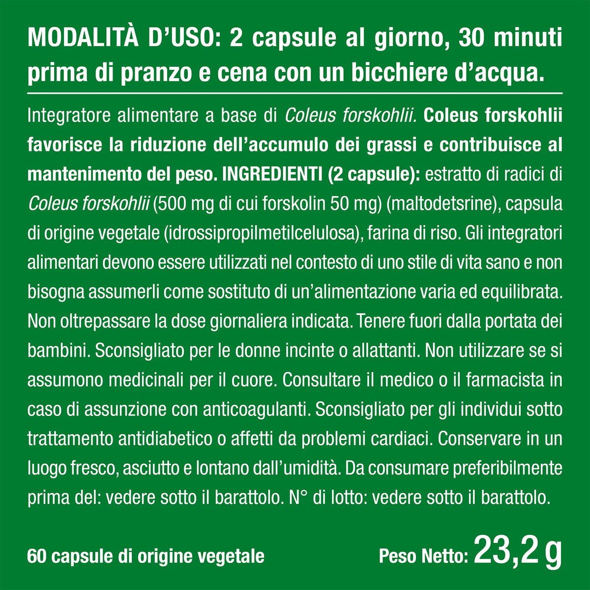 Benefici e controindicazioni dei Forskoline
