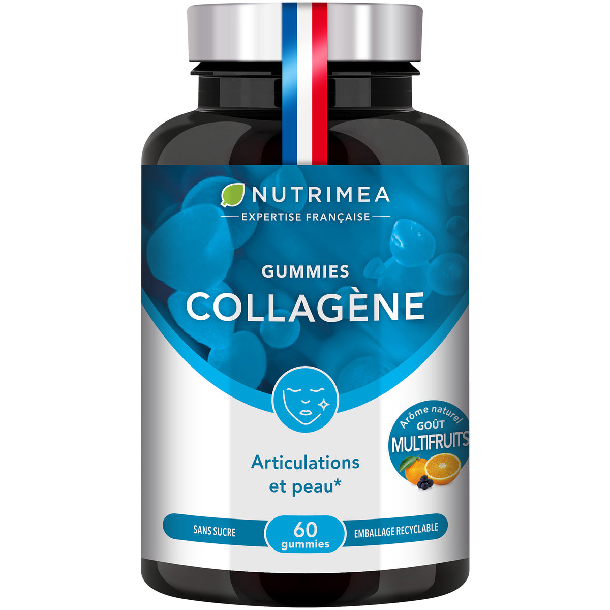Packshot du complément alimentaire Gummies de Collagene de Nutrimea