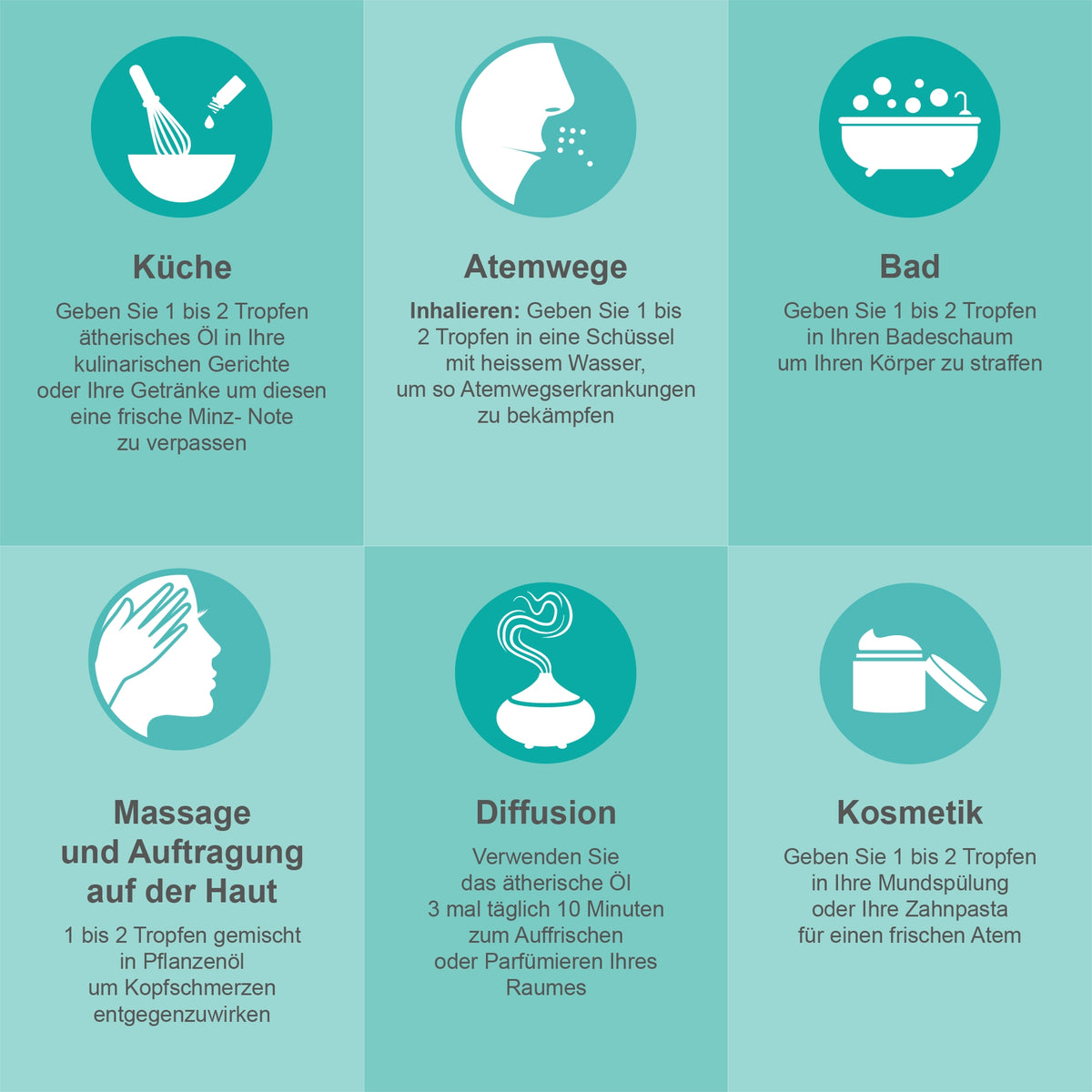 Pfefferminze - Ätherisches Öl BIO