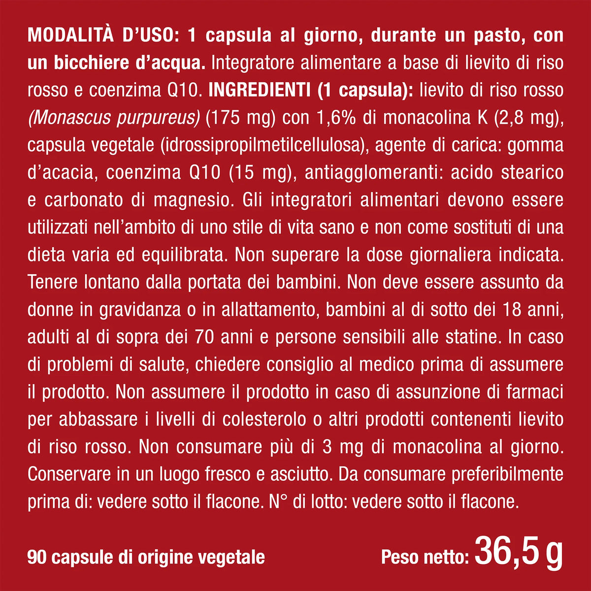 Lievito di Riso Rosso + CoQ10