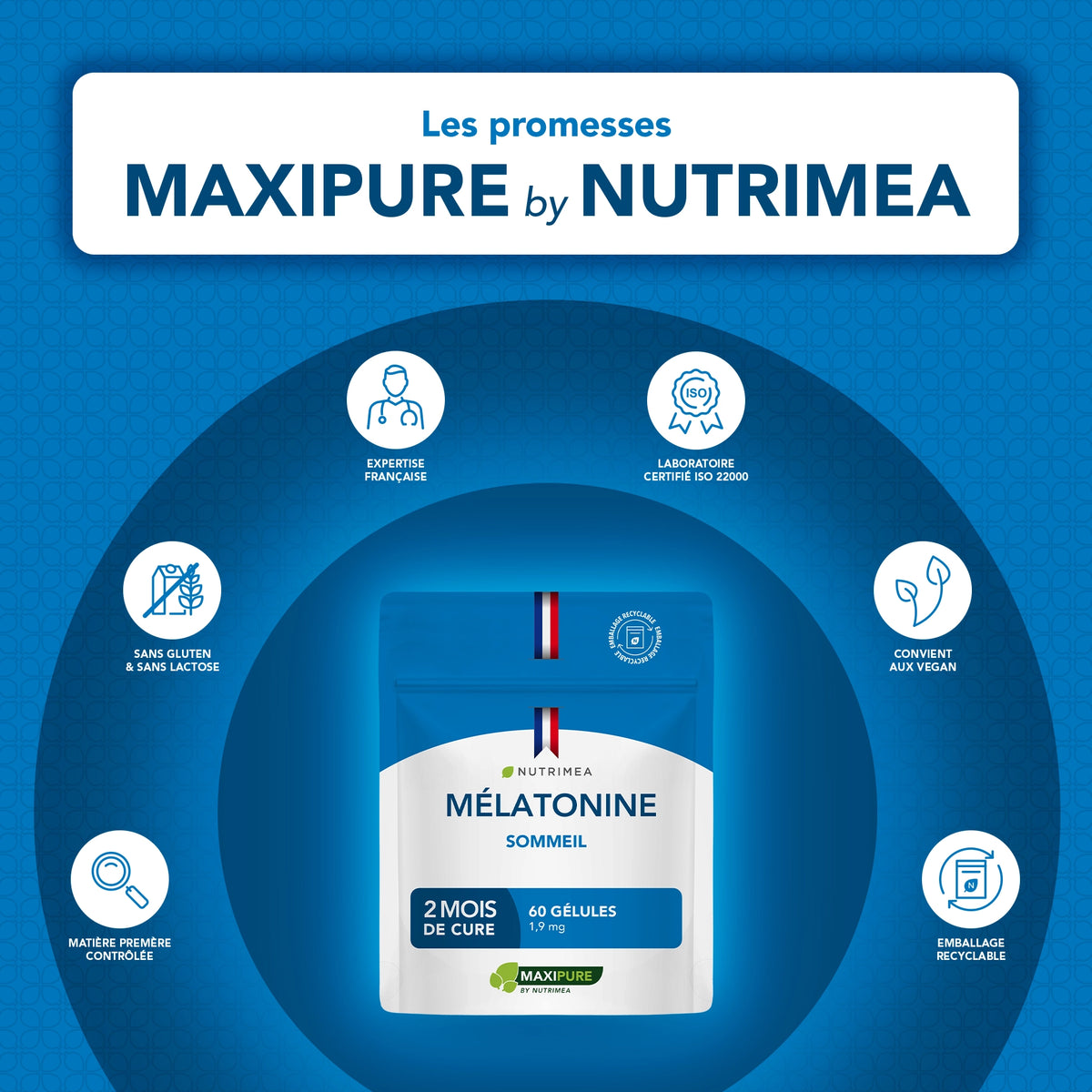 Mélatonine 60 gélules