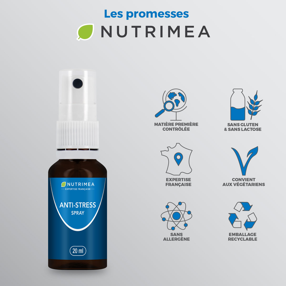 Spray anti-stress en complément alimentaire
