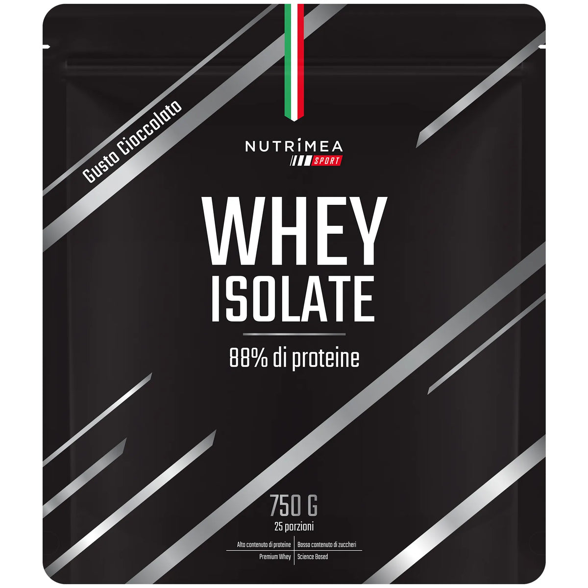 Fondo bianco de Whey gusto cioccolata