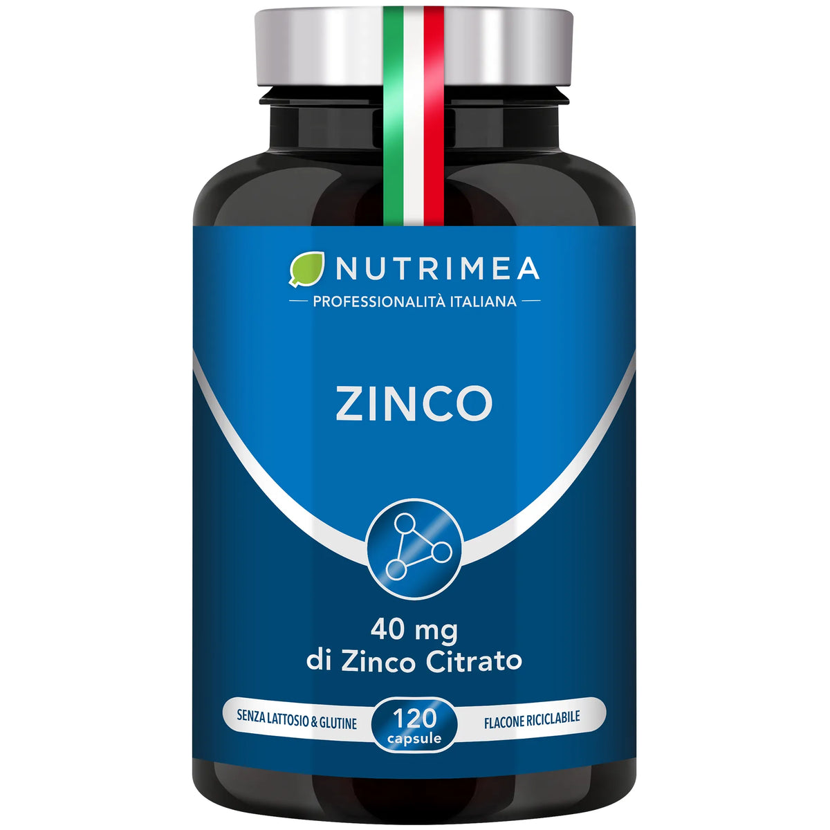 Fondo bianco del Zinco Citrato