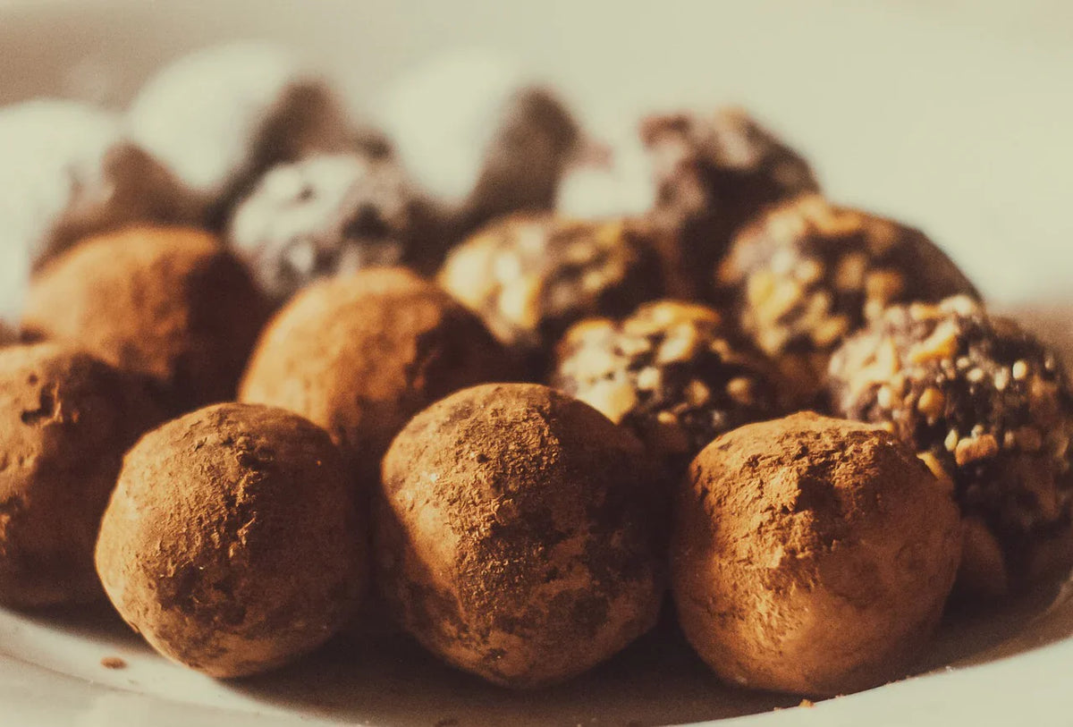Truffes au chocolat à l’huile essentielle d’Orange Douce - comme un air de fêtes !