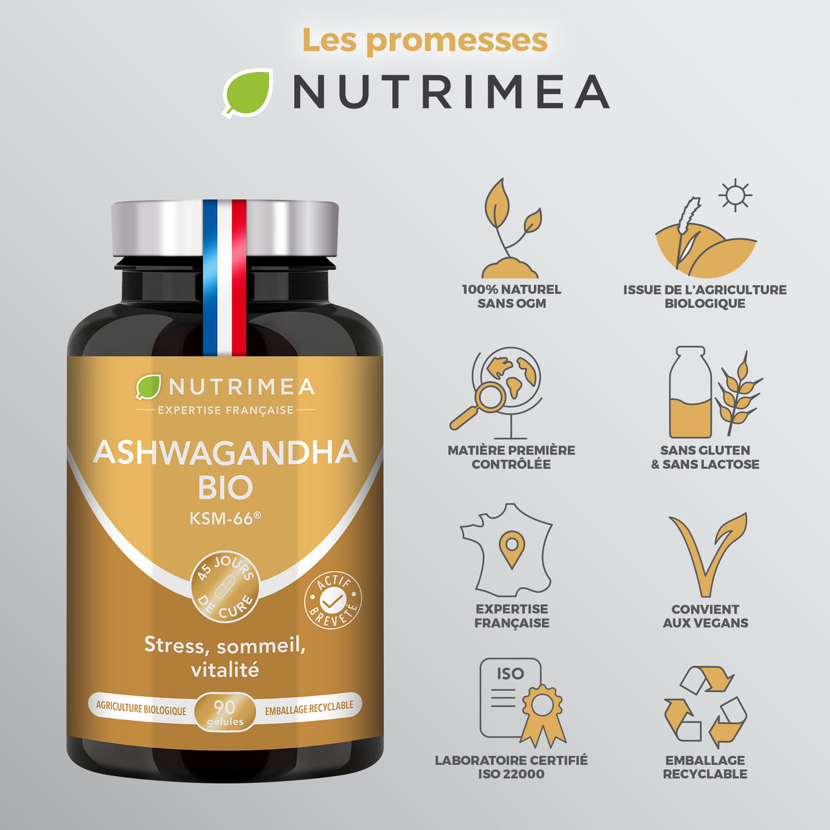 Gélules de Ashwagandha Bio
