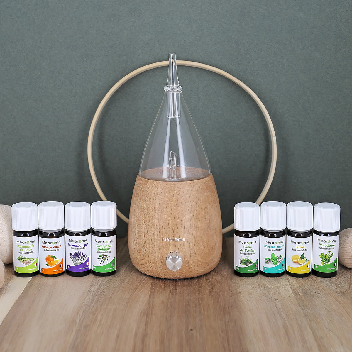 Aromathérapie - Coffret Cygna Plénitude - 8 Huiles Essentielles BIO AB