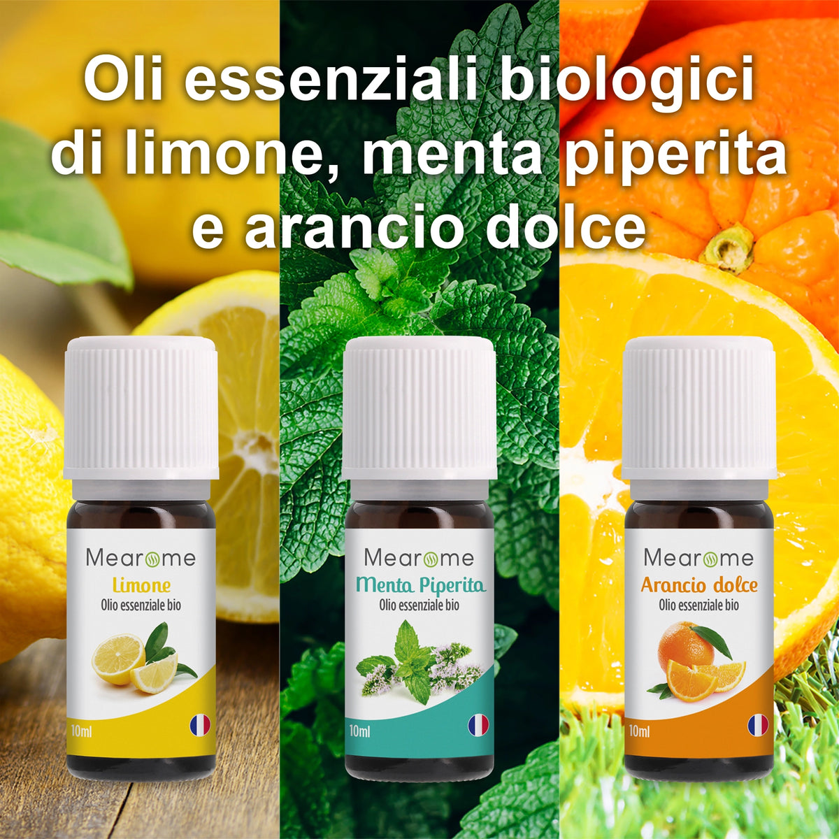 Kit Aromaterapia - Diffusore + 3 Oli Essenziali