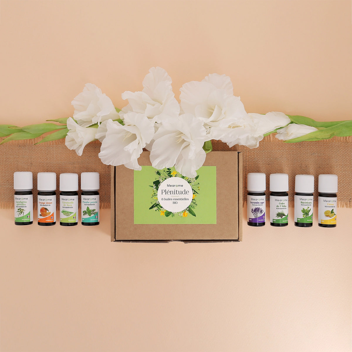 Coffret Plénitude - 8 Huiles Essentielles BIO