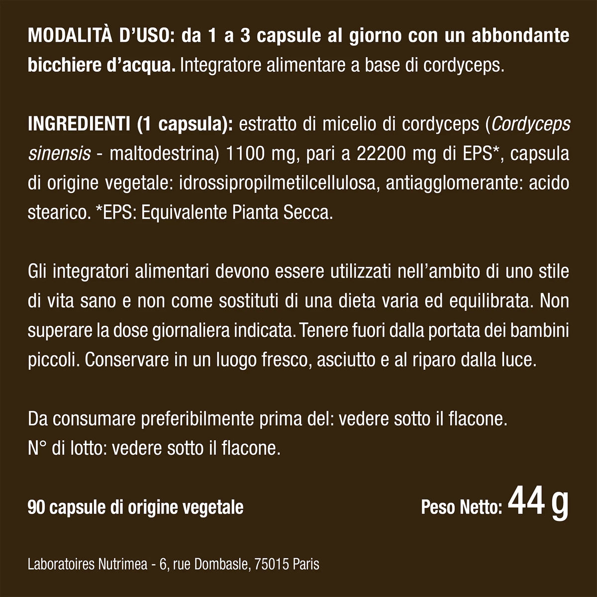 Cordyceps - NOVITÀ