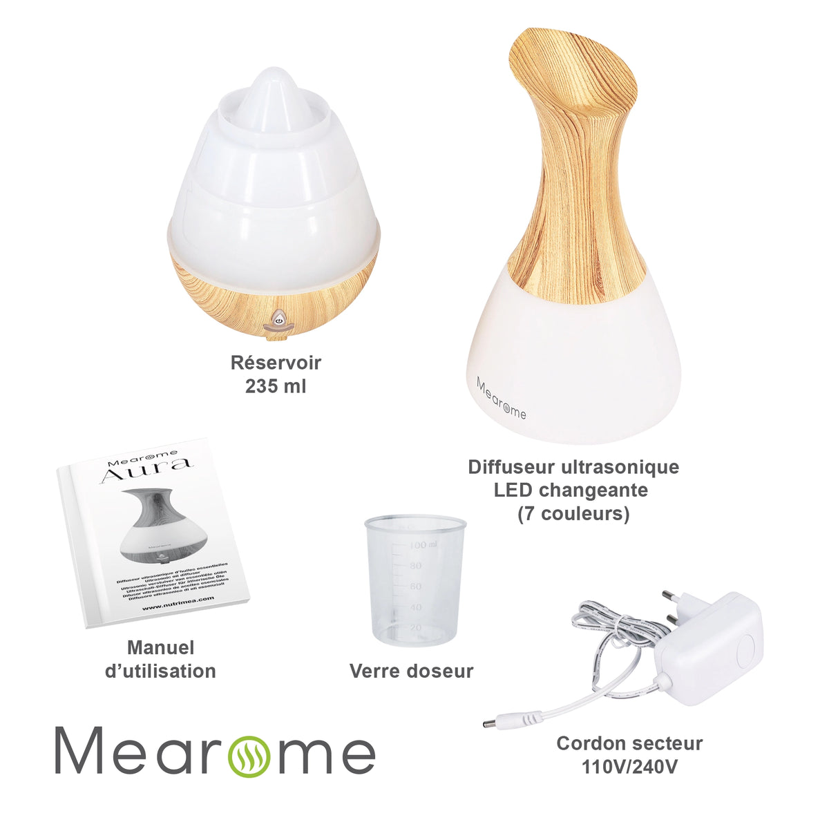 Diffuseur Brumisateur Aura - Aromathérapie