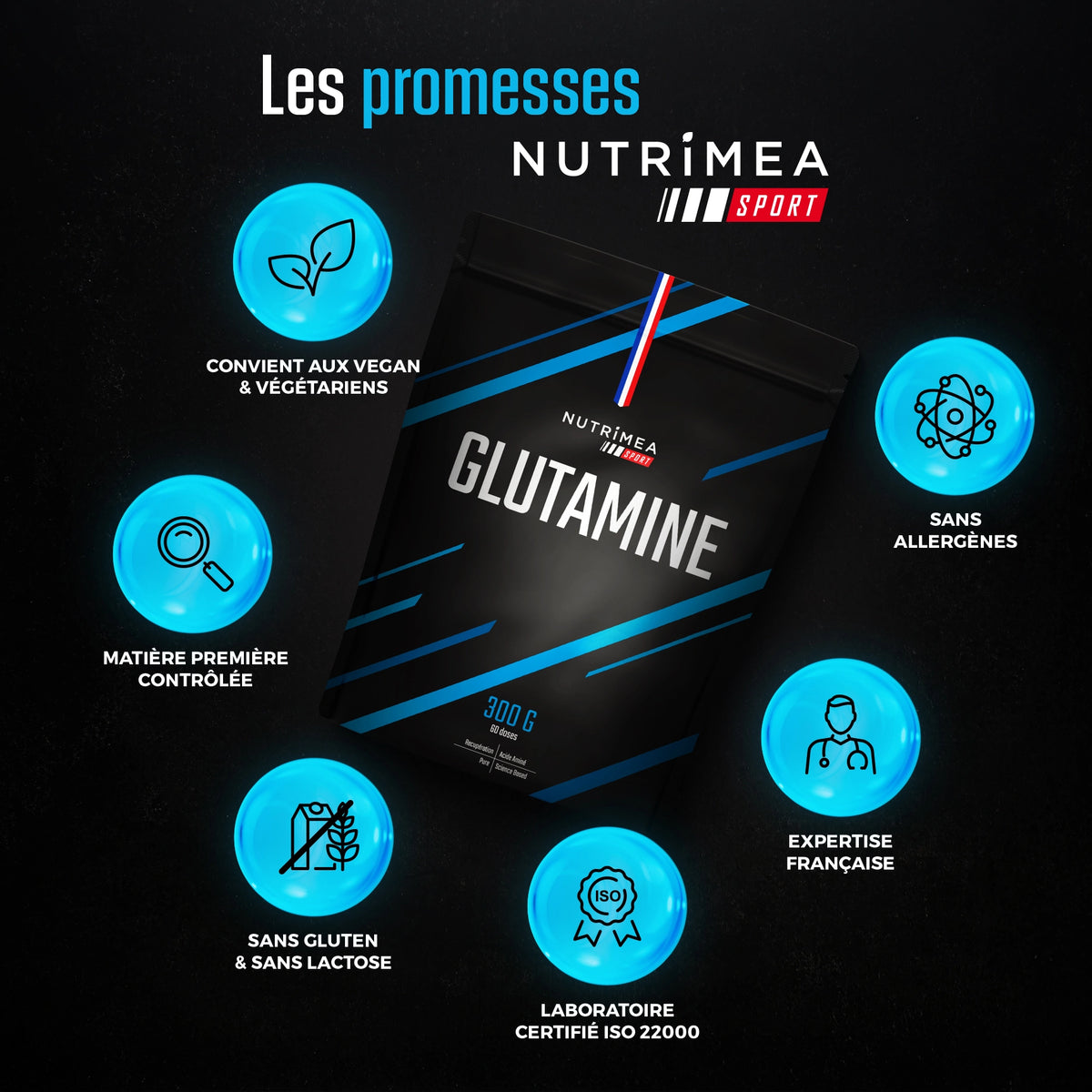 Labels et certificats Glutamine Nutrimea