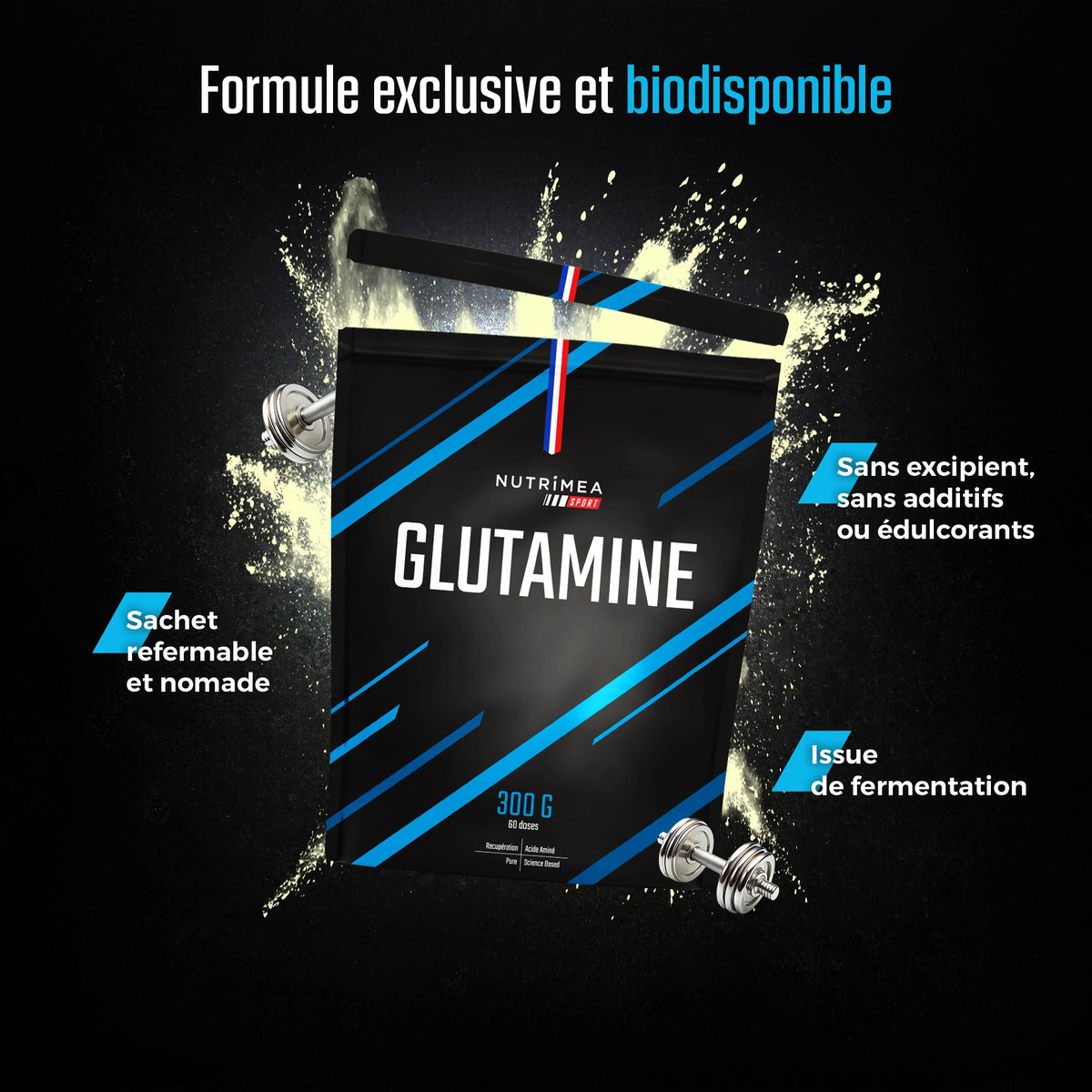 Avantages formule Glutamine Nutrimea