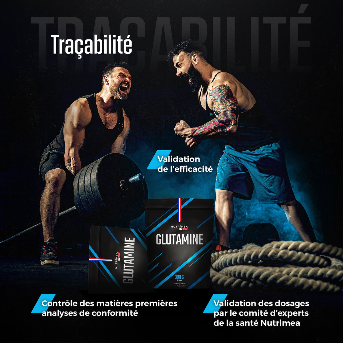 Tracabilité Glutamine Nutrimea