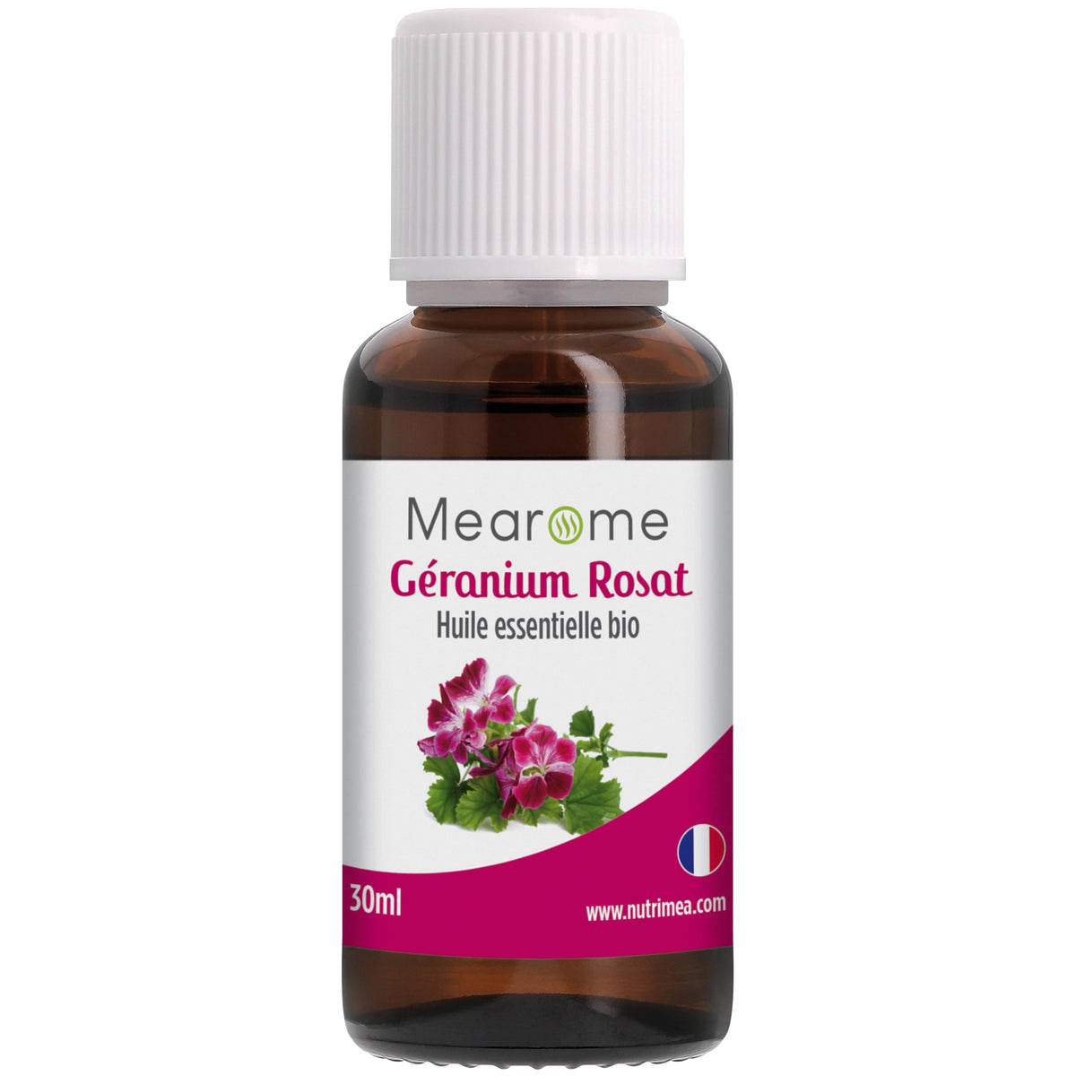 Huile Essentielle de GERANIUM ROSAT BIO - 30ML