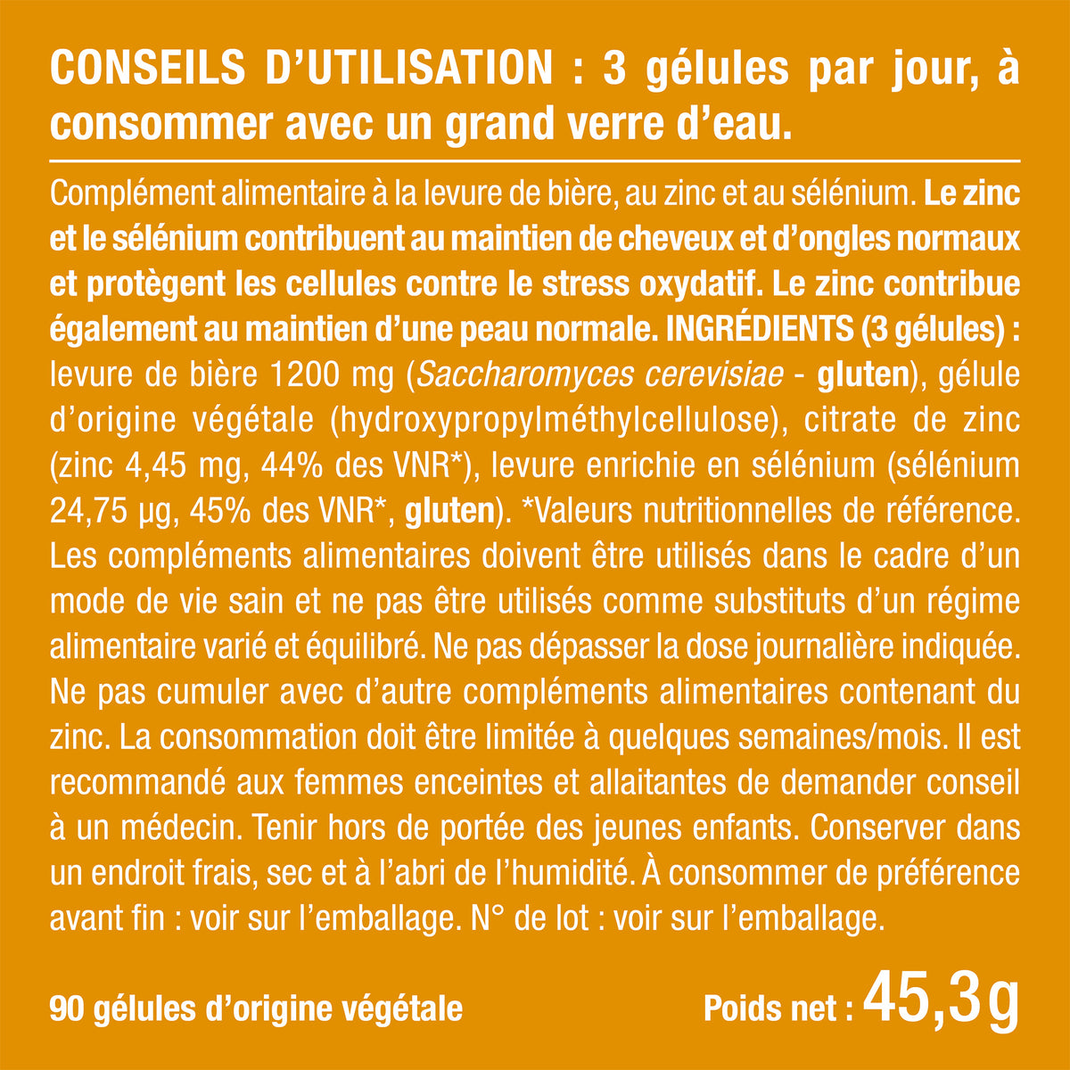 Bienfaits et contre indications pour Levure de Bière revivifiable