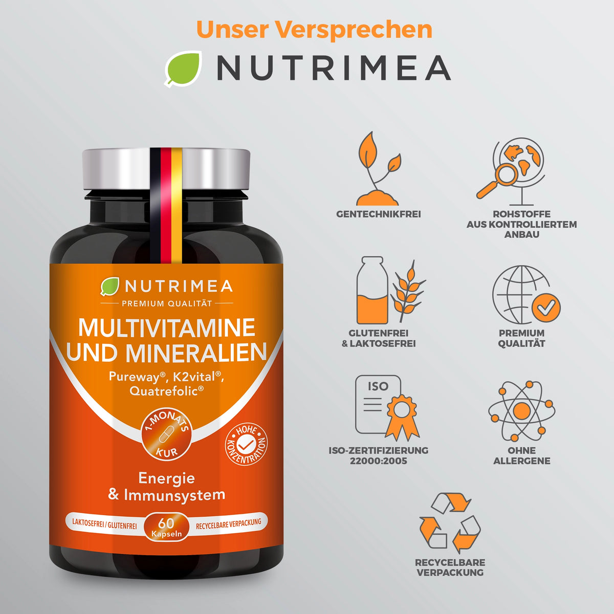Multivitamine und Mineralstoffe