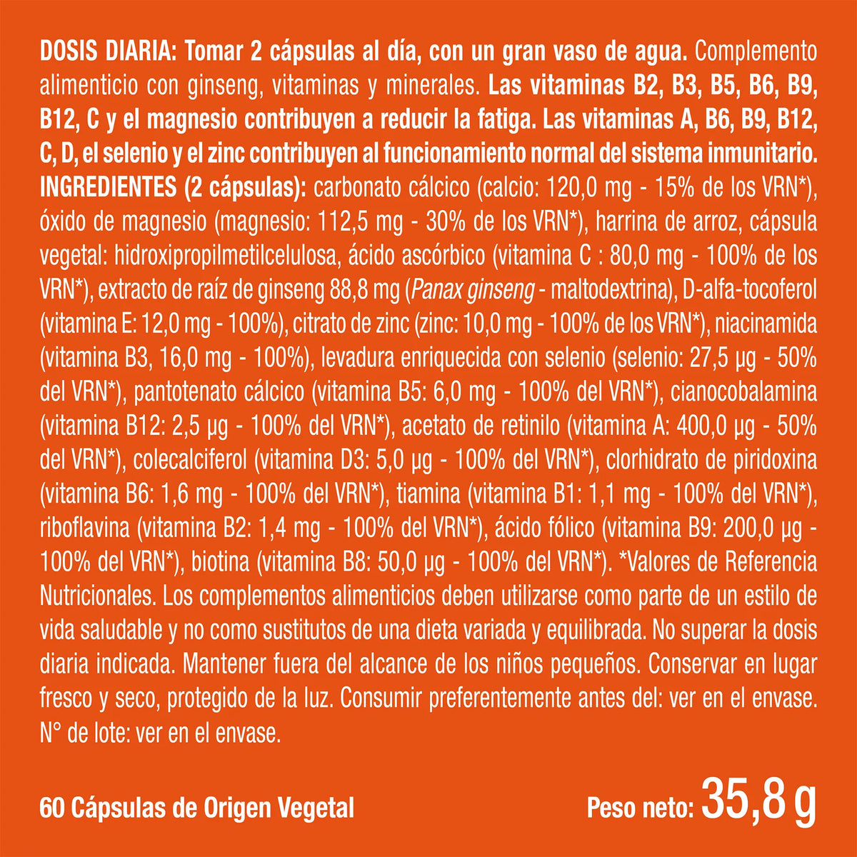 Multivitaminas y Minerales