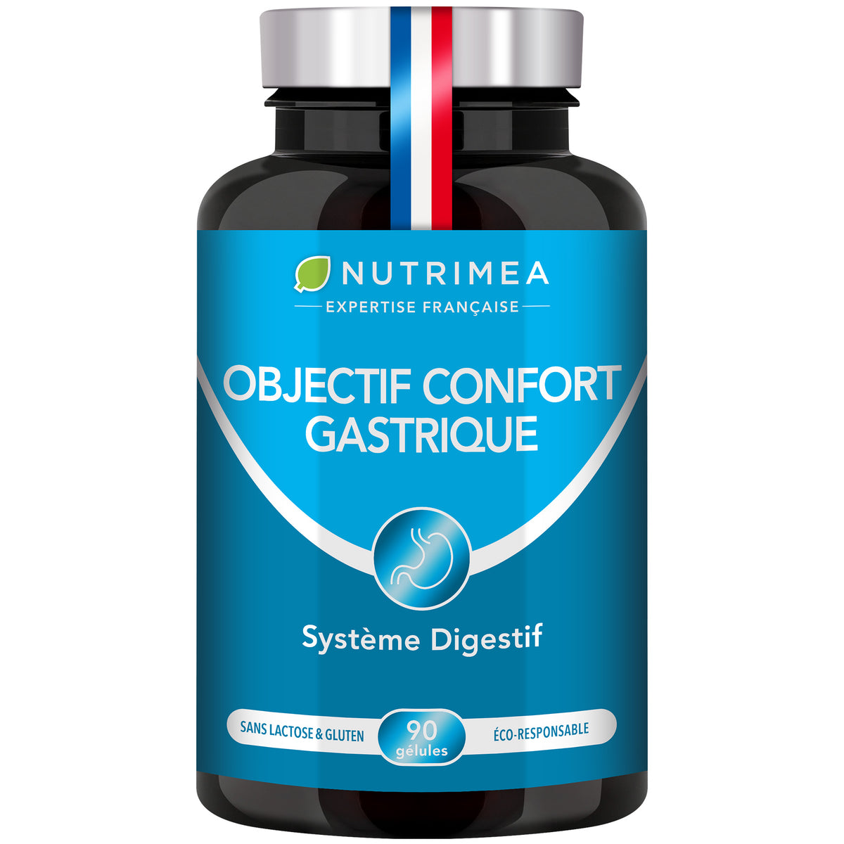 Fond blanc du pilulier de Objectif Confort Gastrique