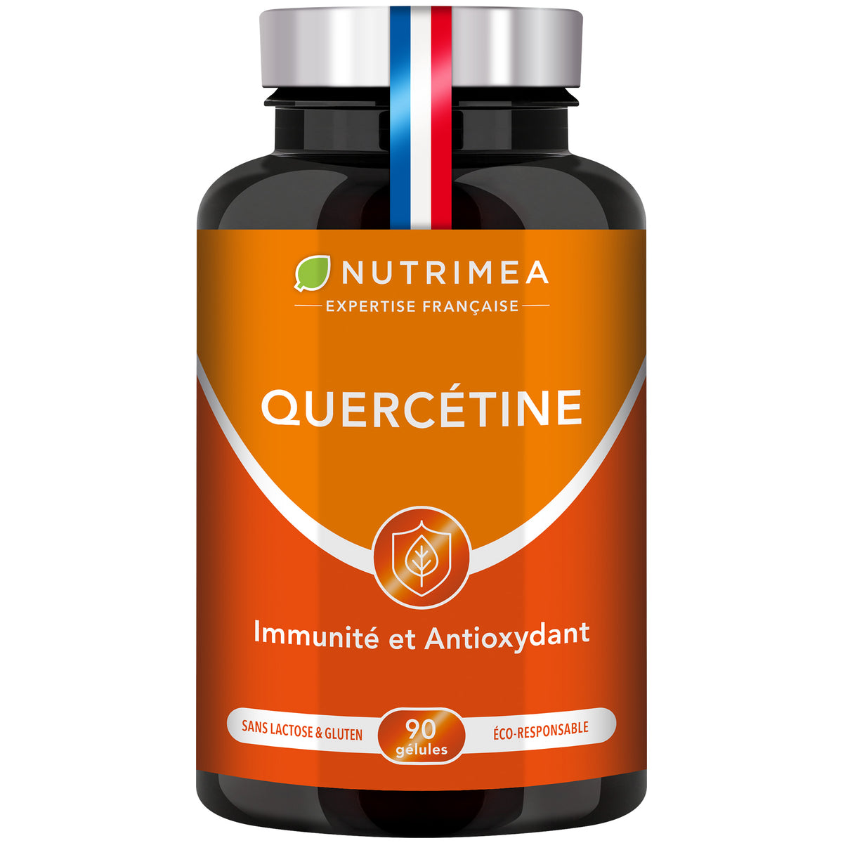Fond blanc du pilulier de Quercétine - Bromélaïne et Vitamine C