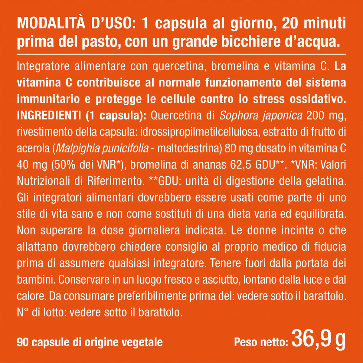 Acquista Quercetina