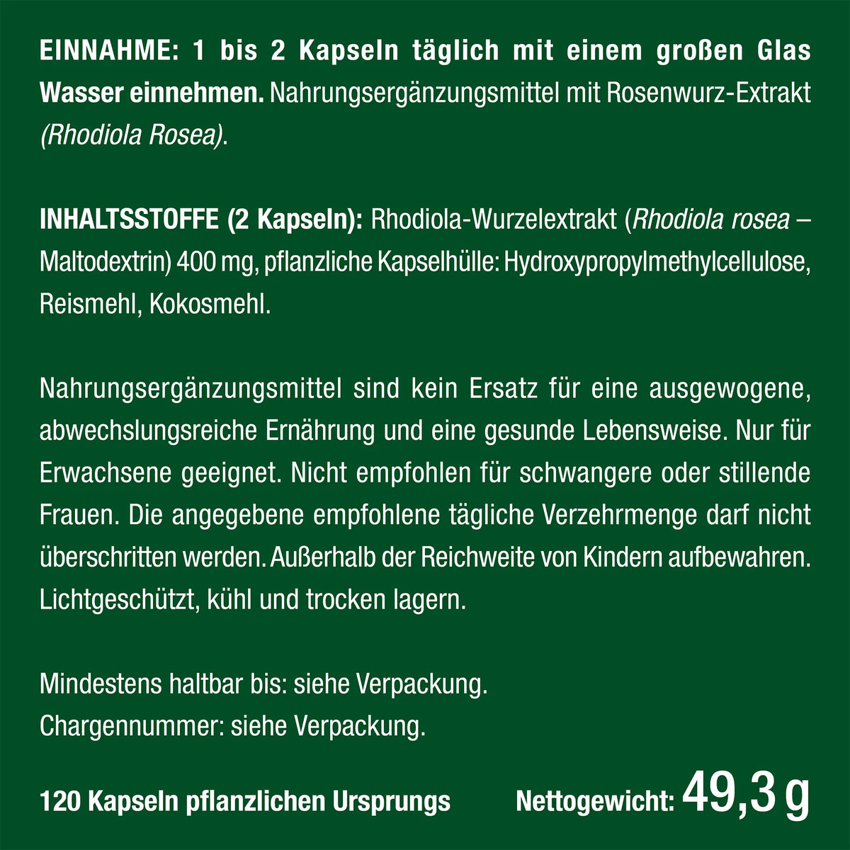 Rhodiola Rosea