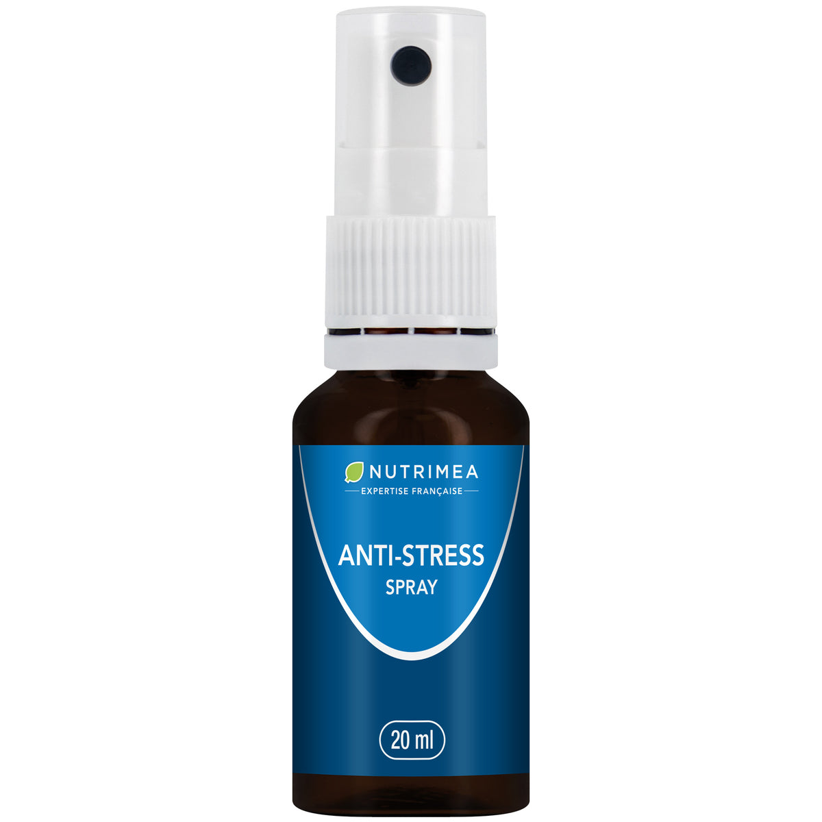 Fond blanc du Spray anti-stress